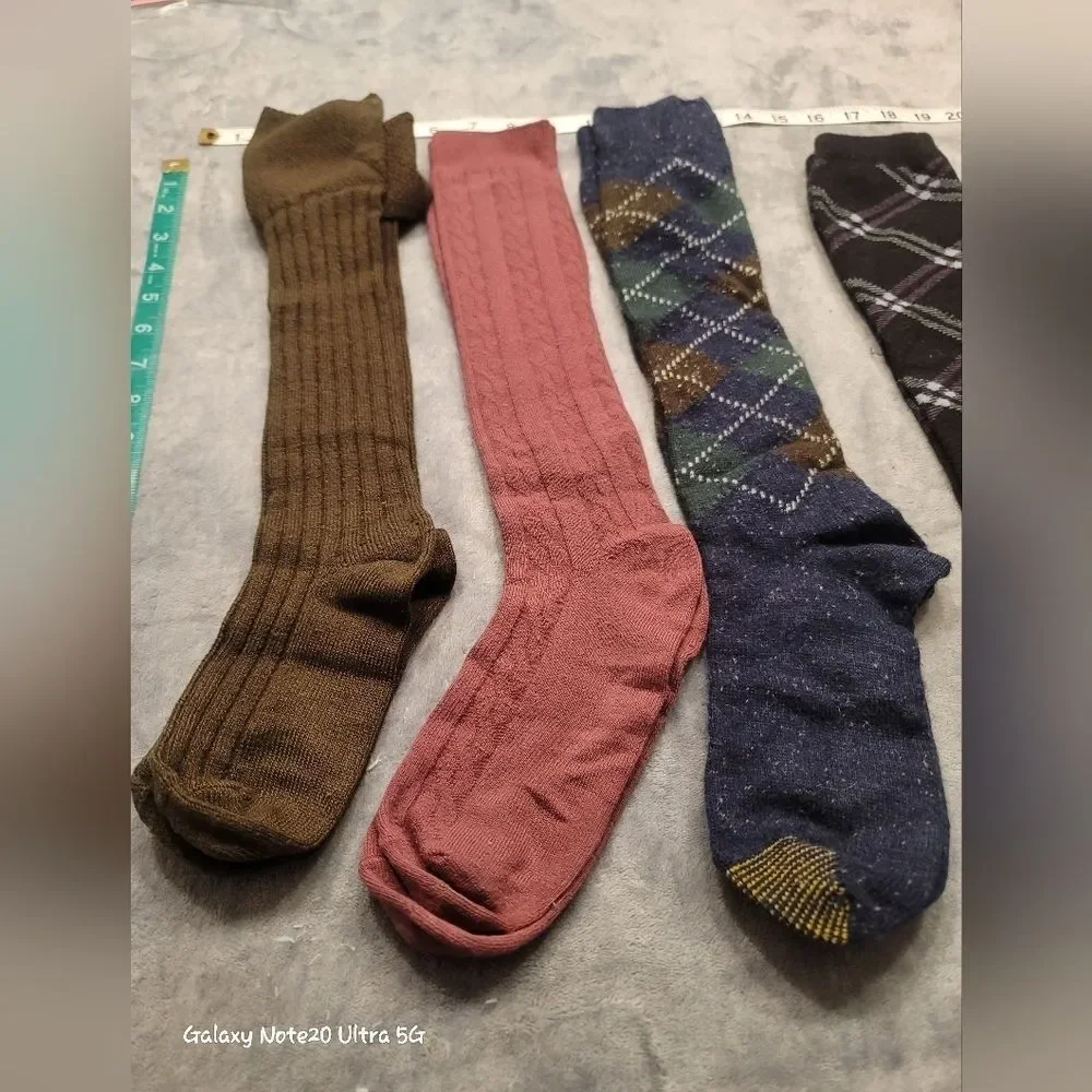 0467. EUC ~ 5 ~ Pair of Knee Socks ~ Fibromyalgia keeps me from wearing them 😪